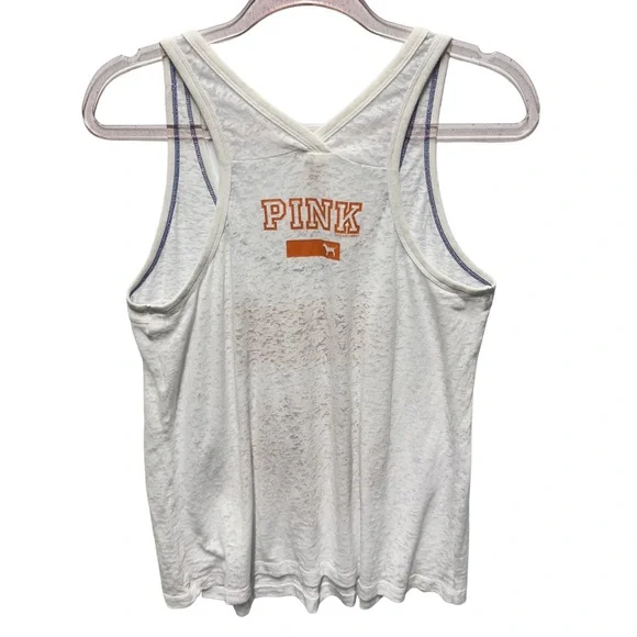 PINK Victoria's Secret UF Gators Campus Racerback Tank Top Burnt Out Tee - Picture 4 of 8